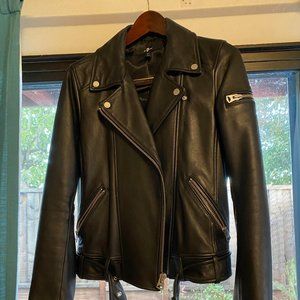 7 For All Mankind Leather Jacket